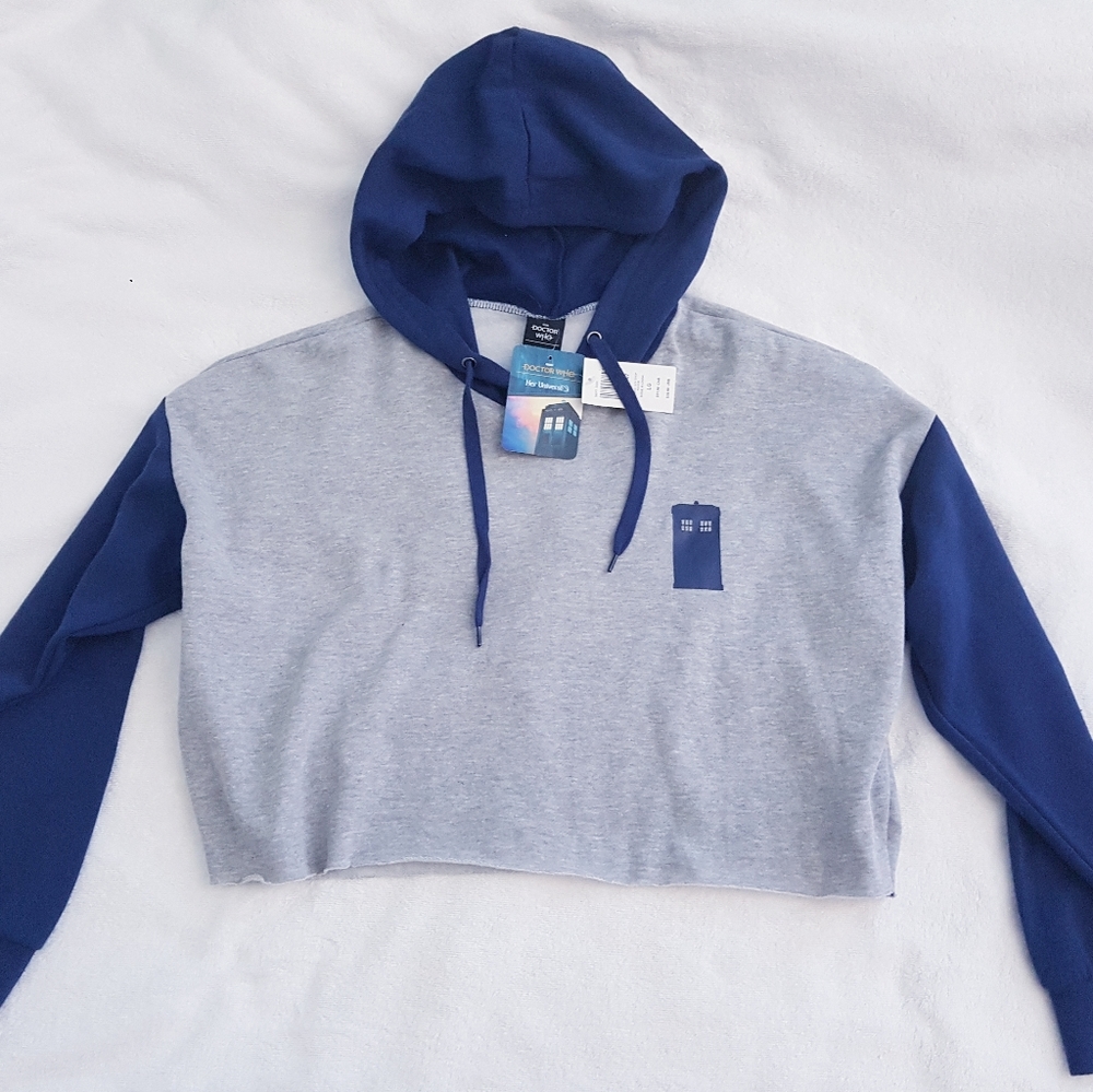 Doctor Who 13th Dr Crop Hoodie - Picture 2 of 3